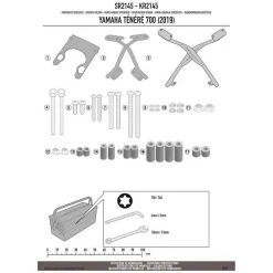KAPPA Saldi -KAPPA Saldi attacco posteriore kappa kr2145 per bauletto monokey o monolock specifico yamaha tenere 700 2019 102495