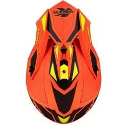 Casco Moto Cross Enduro Kappa KV49 Shock Nero Opaco Arancio -KAPPA Saldi casco moto cross enduro kappa kv49 shock nero opaco arancio 139891