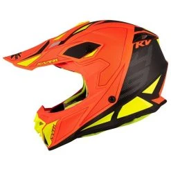 Casco Moto Cross Enduro Kappa KV49 Shock Nero Opaco Arancio -KAPPA Saldi casco moto cross enduro kappa kv49 shock nero opaco arancio 139892
