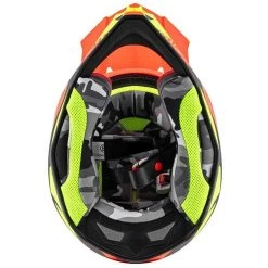 Casco Moto Cross Enduro Kappa KV49 Shock Nero Opaco Arancio -KAPPA Saldi casco moto cross enduro kappa kv49 shock nero opaco arancio 139895