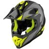 Casco Moto Cross Enduro Kappa KV49 Shock Nero Opaco Giallo Fluo