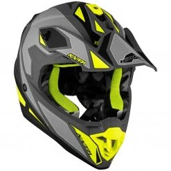 Casco Moto Cross Enduro Kappa KV49 Shock Nero Opaco Giallo Fluo -KAPPA Saldi casco moto cross enduro kappa kv49 shock nero opaco giallo fluo 135217