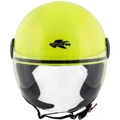 Casco Moto Demi-Jet Kappa KV40 HAWAII Basic Giallo Fluo -KAPPA Saldi casco moto demi jet kappa kv40 hawaii basic giallo fluo 130732