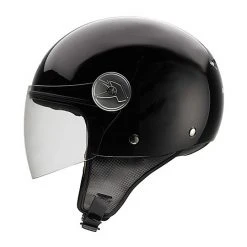 Casco Moto Demi-Jet Kappa KV40 HAWAII Basic Nero Opaco