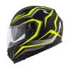 Casco Moto Integrale Kappa KV-27 Denver Nero Giallo Fluo