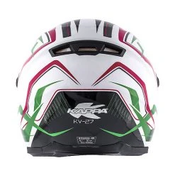 Casco Moto Integrale Kappa KV-27 Denver Verde Rosso Bianco -KAPPA Saldi casco moto integrale kappa kv 27 denver verde rosso bianco 56190