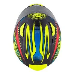 Casco Moto Integrale Kappa KV-38 Houston Spray Nero Opaco Giallo Rosso -KAPPA Saldi casco moto integrale kappa kv 38 houston spray nero opaco giallo rosso 96663