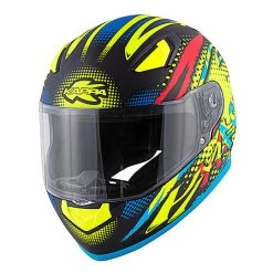Casco Moto Integrale Kappa KV-38 Houston Spray Nero Opaco Giallo Rosso -KAPPA Saldi casco moto integrale kappa kv 38 houston spray nero opaco giallo rosso 96664