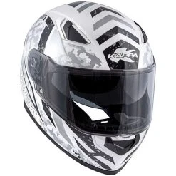 Casco Moto Integrale Kappa KV-41 Dallas Pixel Bianco Lucido Nero -KAPPA Saldi casco moto integrale kappa kv 41 dallas pixel bianco lucido nero 130694