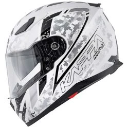 Casco Moto Integrale Kappa KV-41 Dallas Pixel Bianco Lucido Nero -KAPPA Saldi casco moto integrale kappa kv 41 dallas pixel bianco lucido nero 130696