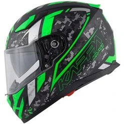 Casco Moto Integrale Kappa KV-41 Dallas Pixel Nero Opaco Verde -KAPPA Saldi casco moto integrale kappa kv 41 dallas pixel nero opaco verde 130718