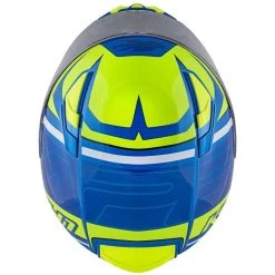 Casco Moto Integrale Kappa KV-41 Dallas Simple Blu Giallo -KAPPA Saldi casco moto integrale kappa kv 41 dallas simple blu giallo 127095