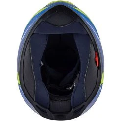 Casco Moto Integrale Kappa KV-41 Dallas Simple Blu Giallo -KAPPA Saldi casco moto integrale kappa kv 41 dallas simple blu giallo 127099