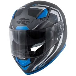 Casco Moto Integrale Kappa KV-41 Dallas Simple Nero Blu Opaco