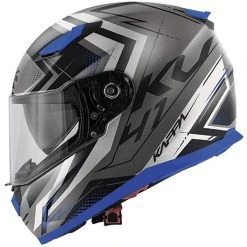 Casco Moto Integrale Kappa KV-41 Dallas Simple Nero Blu Opaco -KAPPA Saldi casco moto integrale kappa kv 41 dallas simple nero blu opaco 135195