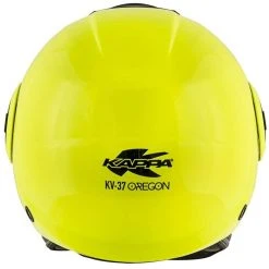 Casco Moto Jet Doppia Visiera Kappa KV37 OREGON Basic Giallo Fluo -KAPPA Saldi casco moto jet doppia visiera kappa kv37 oregon basic giallo fluo 130703