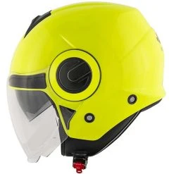 Casco Moto Jet Doppia Visiera Kappa KV37 OREGON Basic Giallo Fluo