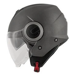 Casco Moto Jet Doppia Visiera Kappa KV37 OREGON Basic Titanio Opaco