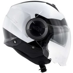 Casco Moto Jet Doppia Visiera Kappa KV37 Oregon Zone Bianco Lucido Nero Argento -KAPPA Saldi casco moto jet doppia visiera kappa kv37 oregon zone bianco lucido nero argento 126360