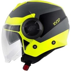 Casco Moto Jet Doppia Visiera Kappa KV37 Oregon Zone Titanio Giallo Opaco -KAPPA Saldi casco moto jet doppia visiera kappa kv37 oregon zone titanio giallo opaco 126354