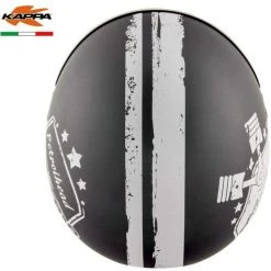 Casco Moto Jet In Fibra Vintage Custom Kappa KV-29 PHILADELPHIA Petrolhead Titanio -KAPPA Saldi casco moto jet in fibra vintage custom kappa kv 29 philadelphia petrolhead titanio 139123