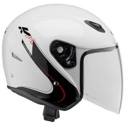 Casco Moto Jet KAPPA KV16 In Fibra Bianco Lucido -KAPPA Saldi casco moto jet kappa kv16 in fibra bianco lucido 17779