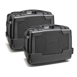 Coppia Di Valigie Laterali Kappa KGR33 Garda 33 Litri Monokey System Nere