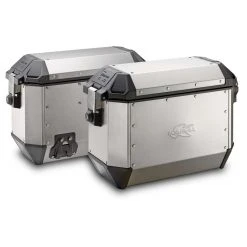 Coppia Valigie Laterali Monokey In Alluminio Kappa K'MISSION 36 Litri