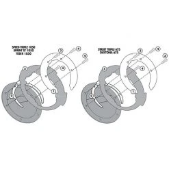 Kit Attacco Per Borsa Kappa BF02 Per Tanklock