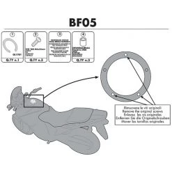 Kit Attacco Per Borsa Kappa BF05K Per Tanklock -KAPPA Saldi kit attacco per borsa kappa bf05k per tanklock 18140