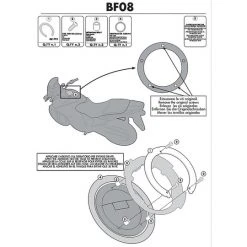 Kit Attacco Per Borsa Kappa BF08K Per Tanklock -KAPPA Saldi kit attacco per borsa kappa bf08k per tanklock 18164