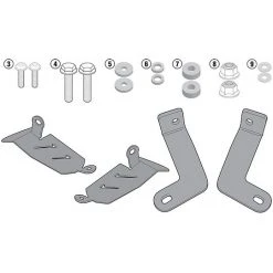 Kit Montaggio Kappa 2118Kitk Per Montare I Telaietti Laterali TE2118K Senza Attacco Posteriore Per Yamaha MT-07 (2014-17)